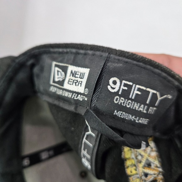 San Francisco 49ers Men Hat OS Black Snapback Cap New Era Championship - Picture 11 of 13